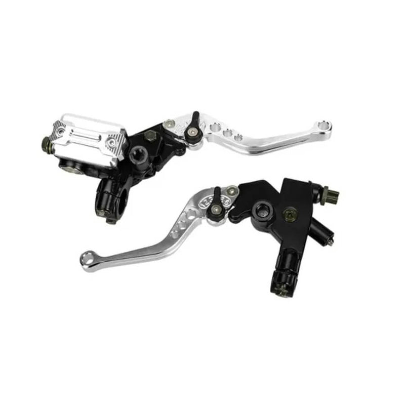 Carregue imagem no visualizador da galeriaManetes de travão e embraiagem ajustáveis universais 22 mm
