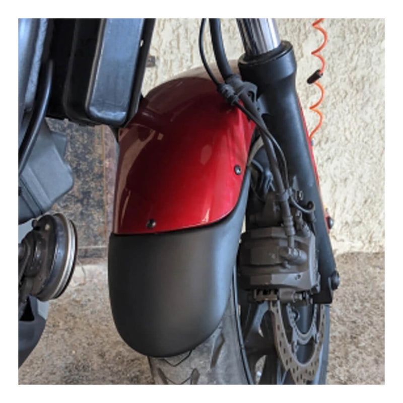 Load image into Gallery viewer, Vista aproximada extensão guarda-lamas Honda NC700 NC750 preta 
