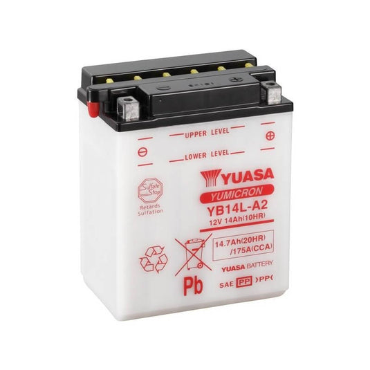 Bateria Yuasa YB14L-A2 12V 14.7Ah | 175A CCA | Moto