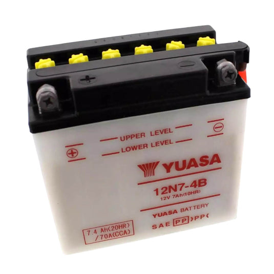 Bateria GS Yuasa 12N7-4B 12V 7.4Ah convencional para moto