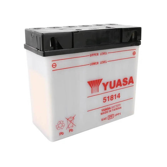 Bateria GS Yuasa 51814 12V 19Ah convencional com ácido para moto