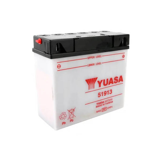 Bateria GS Yuasa 51913 12V 19Ah convencional com ácido para moto
