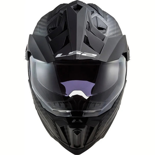 Capacete enduro LS2 MX701 Explorer C Solid Carbono – vista lateral direita