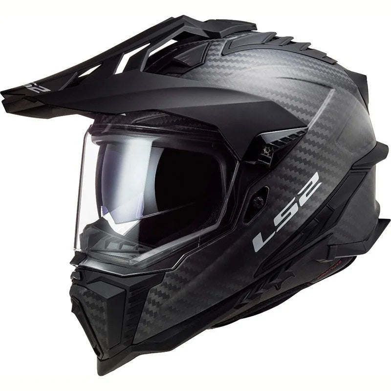 Load image into Gallery viewer, Calota em fibra de carbono – capacete enduro LS2 MX701 Explorer C Solid

