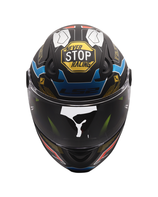 Calota em termoplástico – capacete integral infantil LS2 FF812 Kid Zero