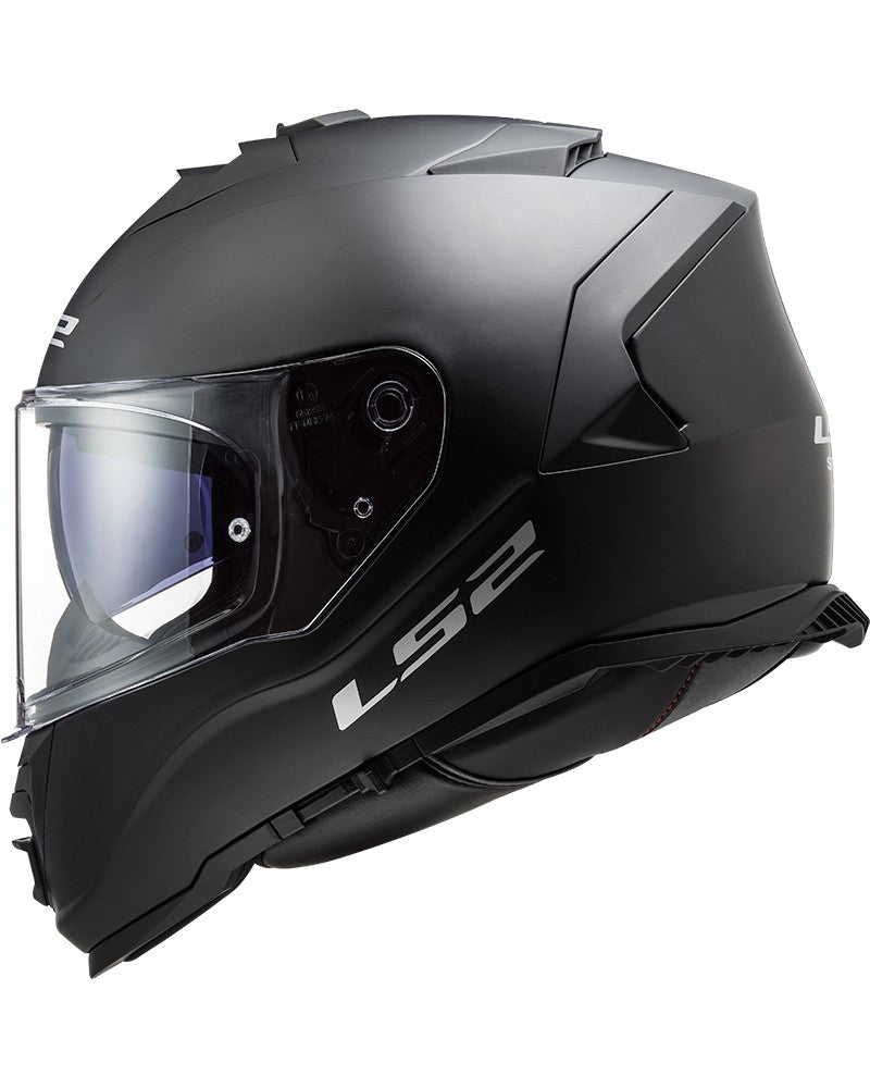 Carregue imagem no visualizador da galeriaCapacete LS2 FF800 Storm II Solid Preto Mate – detalhe do design aerodinâmico
