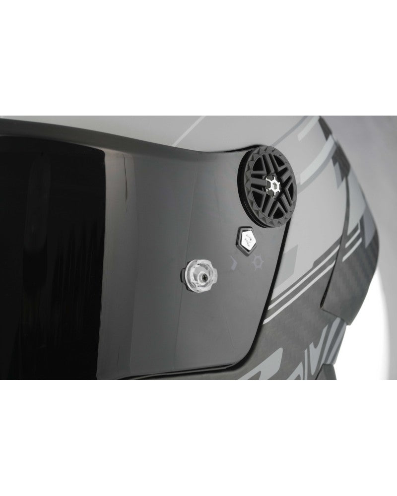 Load image into Gallery viewer, Calota em fibra de carbono – capacete integral LS2 FF805 Thunder C GP Polar
