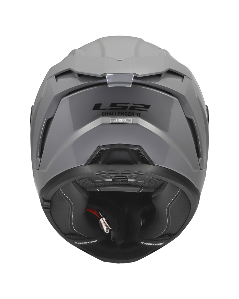 Carregue imagem no visualizador da galeriaCapacete LS2 FF817 Challenger II Solid Cinza Nardo – forro antibacteriano e calote KPA
