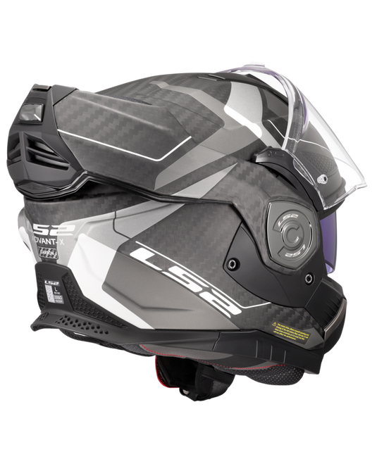Sistema de ventilação avançado – capacete LS2 FF901 Advant-X C Horizon Cinza-Prateado