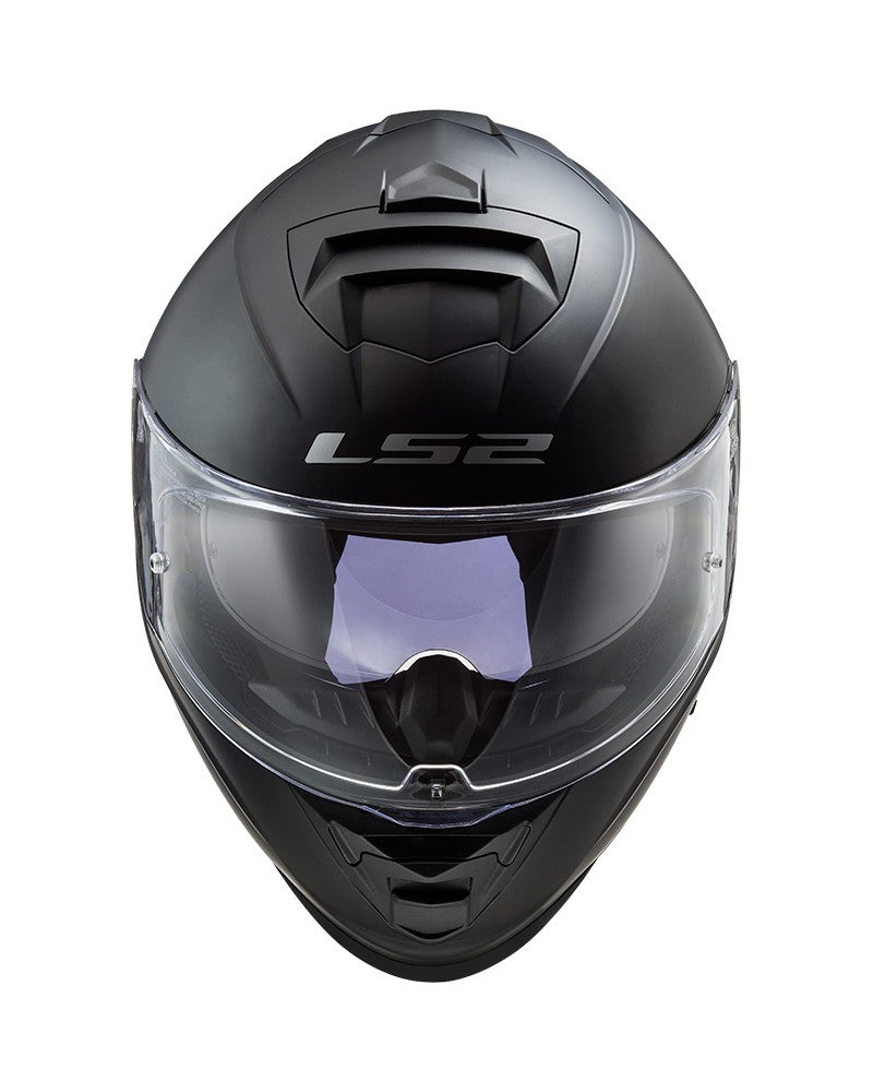 Carregue imagem no visualizador da galeriaCapacete LS2 FF800 Storm II Solid Preto Mate – homologação ECE 22.06
