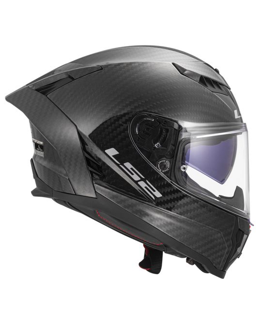 Capacete LS2 FF807 Dragon Carbon – preparado para sistema de comunicação Bluetooth