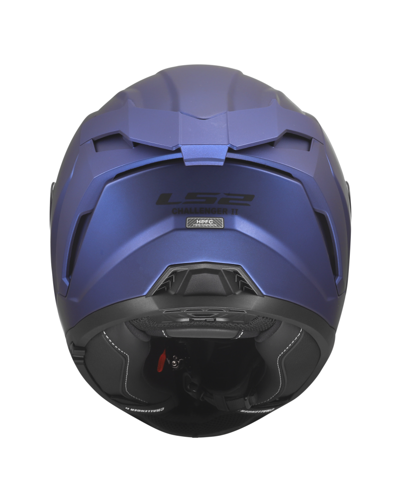 Carregue imagem no visualizador da galeriaCapacete LS2 FF817 Challenger II Solid Azul Marinho – perspetiva três quartos
