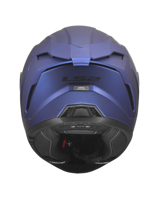 Capacete LS2 FF817 Challenger II Solid Azul Marinho – perspetiva três quartos