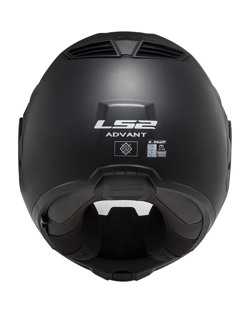 Load image into Gallery viewer, Capacete modular LS2 FF906 Advant Solid – vista traseira
