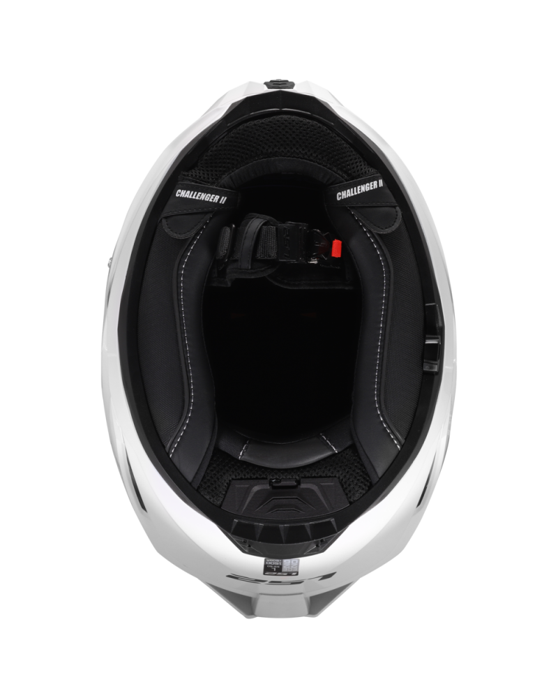 Carregue imagem no visualizador da galeriaCapacete LS2 FF817 Challenger II Solid Branco – extrator de ar traseiro
