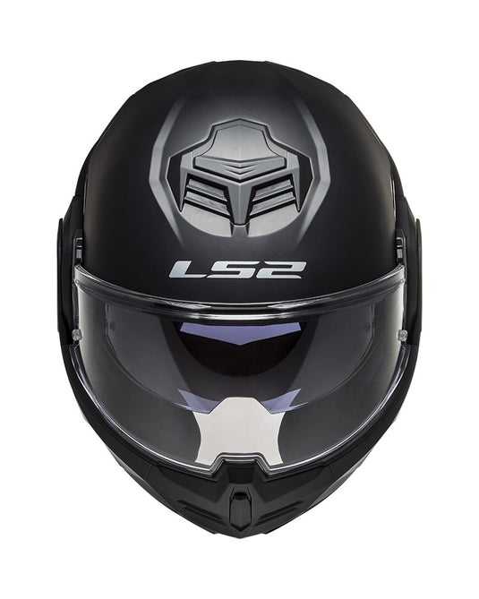 Capacete modular LS2 FF906 Advant Solid – vista lateral com queixeira rebatível