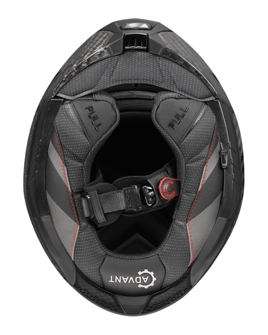 Calota em fibra de carbono brilho – capacete integral LS2 FF901 Advant-X C Solid
