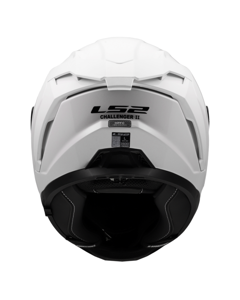 Carregue imagem no visualizador da galeriaCapacete LS2 FF817 Challenger II Solid Branco – pinlock incluído
