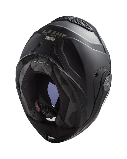 Capacete Modular LS2 FF901 Advant-X Solid — Vista Traseira