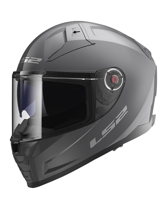 Capacete integral LS2 FF811 Vector II Solid Branco – vista lateral direita
