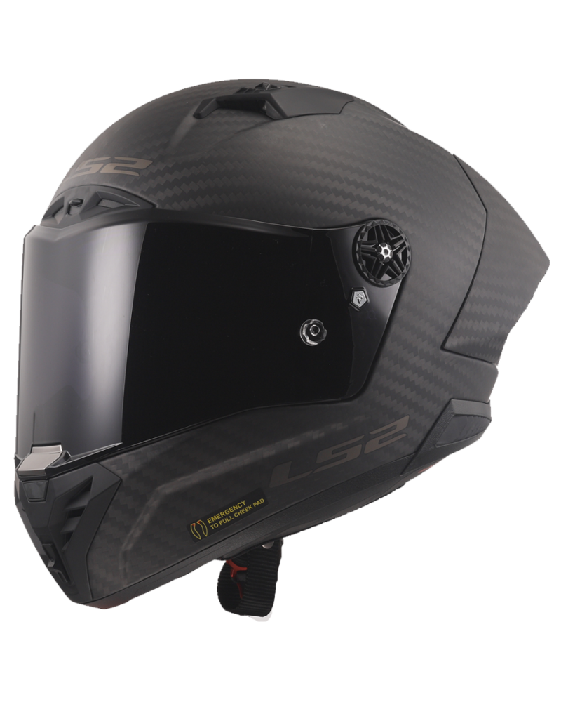 Carregue imagem no visualizador da galeriaCapacete integral LS2 FF805 Thunder C GP Aero em fibra de carbono – vista frontal
