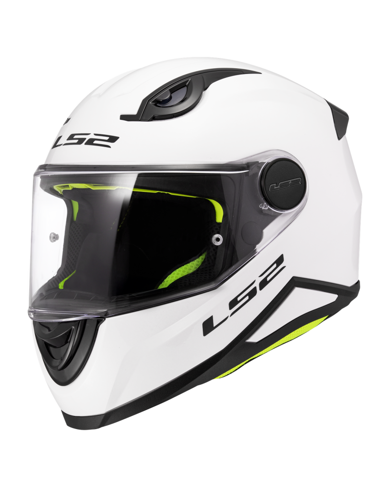 Load image into Gallery viewer, Capacete integral infantil LS2 FF812 Kid Solid Branco – vista frontal – ECE 22.06
