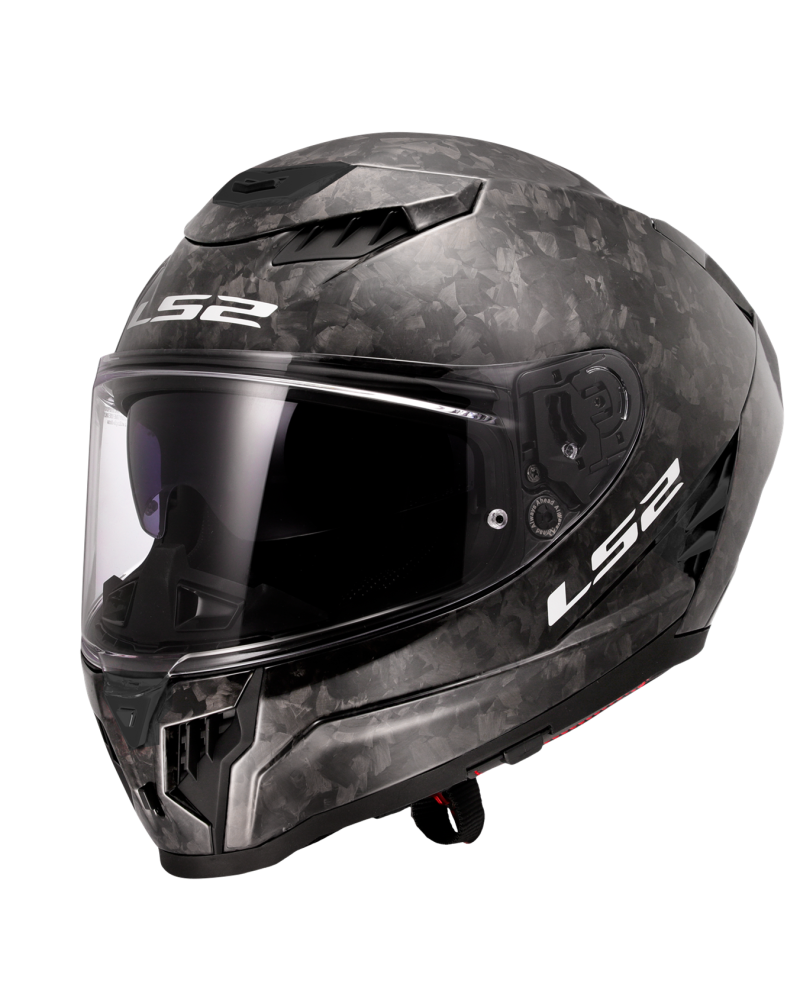 Carregue imagem no visualizador da galeriaCapacete integral LS2 FF807 Dragon Forged Carbono Brilho – vista frontal – ECE 22.06
