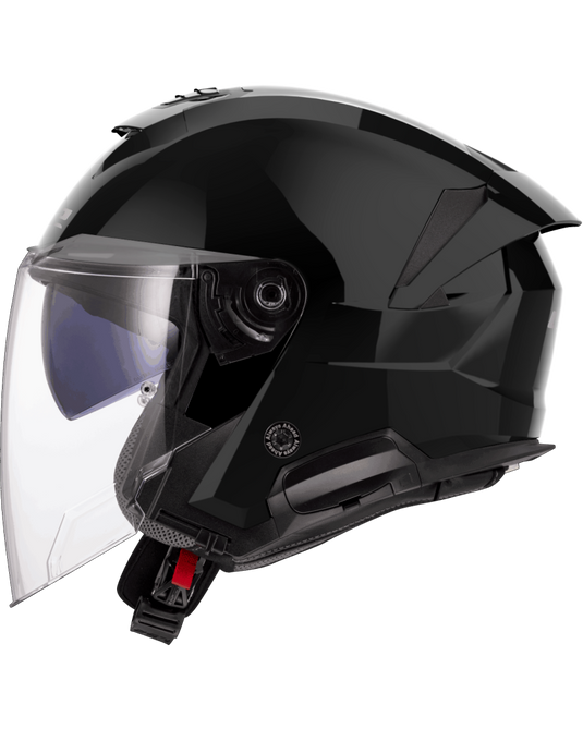 Capacete jet LS2 OF618 Verso II Solid – detalhe do acabamento
