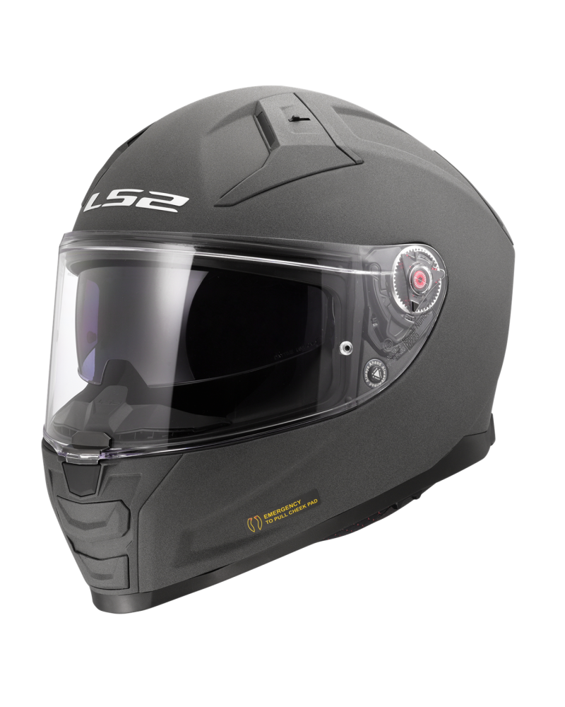Load image into Gallery viewer, Capacete integral LS2 FF811 Vector II Solid Branco – vista frontal – ECE 22.06
