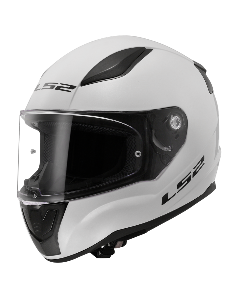 Carregue imagem no visualizador da galeriaCapacete integral LS2 FF353 Rapid II Solid Branco – vista frontal – ECE 22.06
