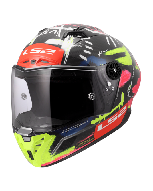 Capacete integral LS2 FF805 Thunder C GP Aldeguer 25 Replica Gresini Racing – frontal – ECE 22.06