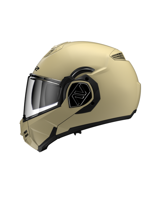 Capacete modular LS2 FF906 Advant Solid Azul Marinho Mate – vista frontal – ECE 22.06