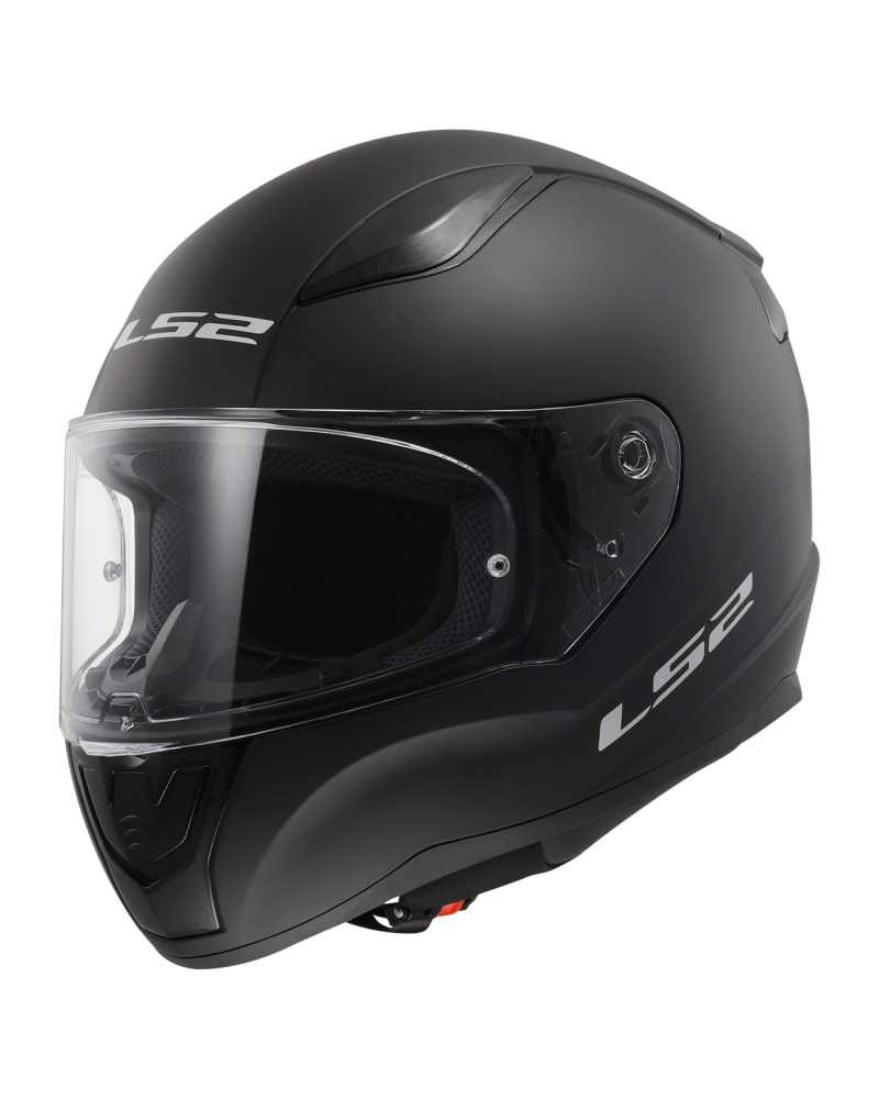 Carregue imagem no visualizador da galeriaCapacete integral LS2 FF353 Rapid II Solid Preto Mate – vista frontal
