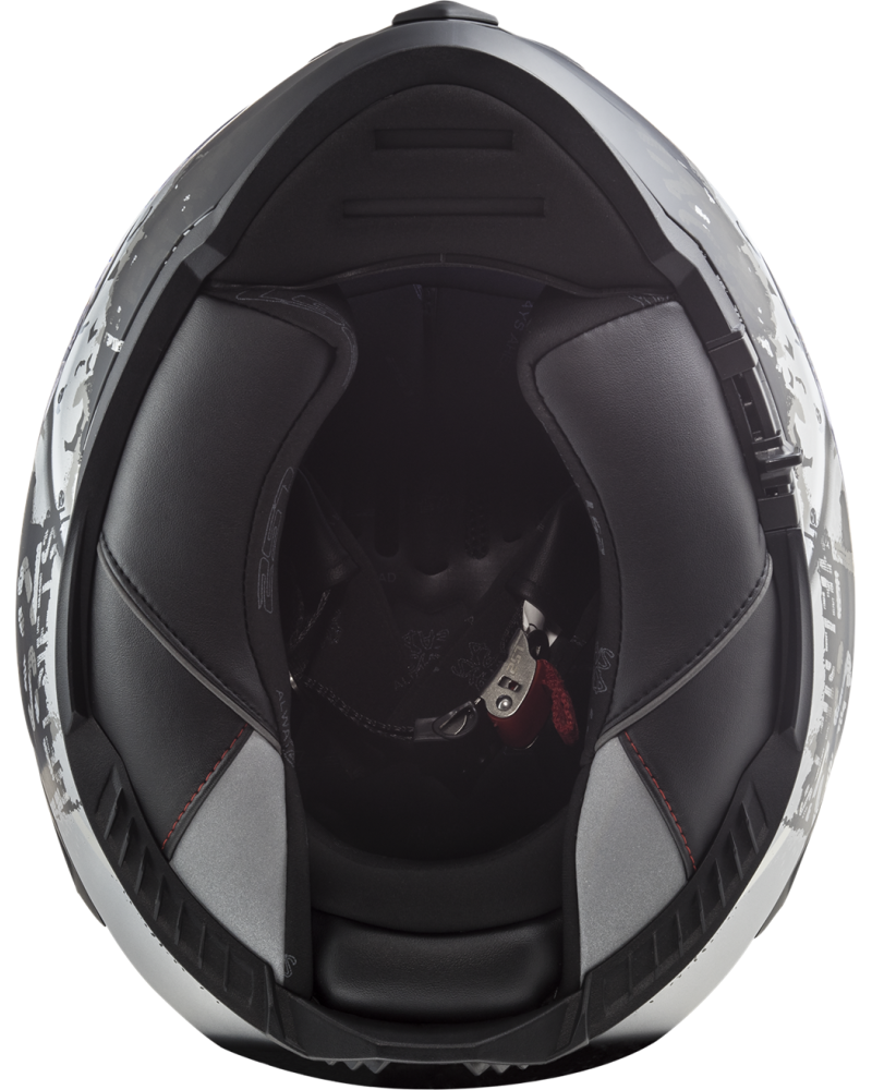 Carregue imagem no visualizador da galeriaCapacete integral LS2 FF800 Storm II Solid Titânio Mate – vista lateral esquerda
