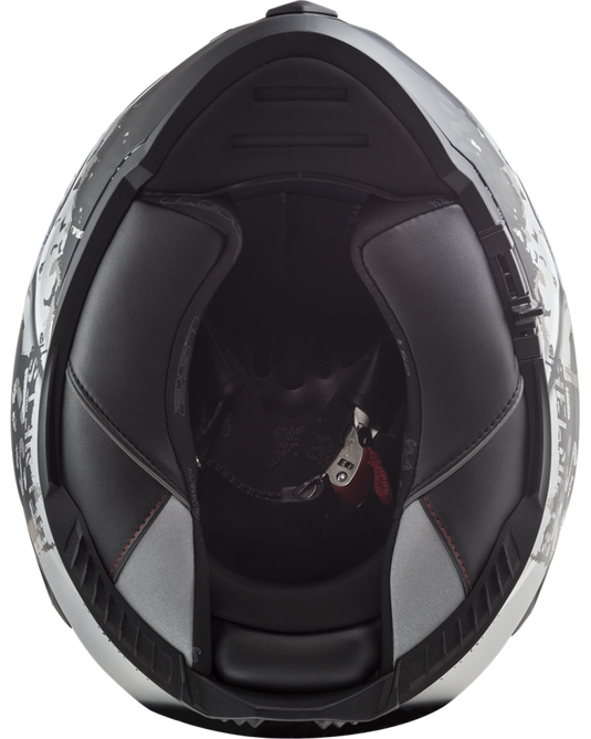 Capacete integral LS2 FF800 Storm II Solid Titânio Mate – vista lateral esquerda
