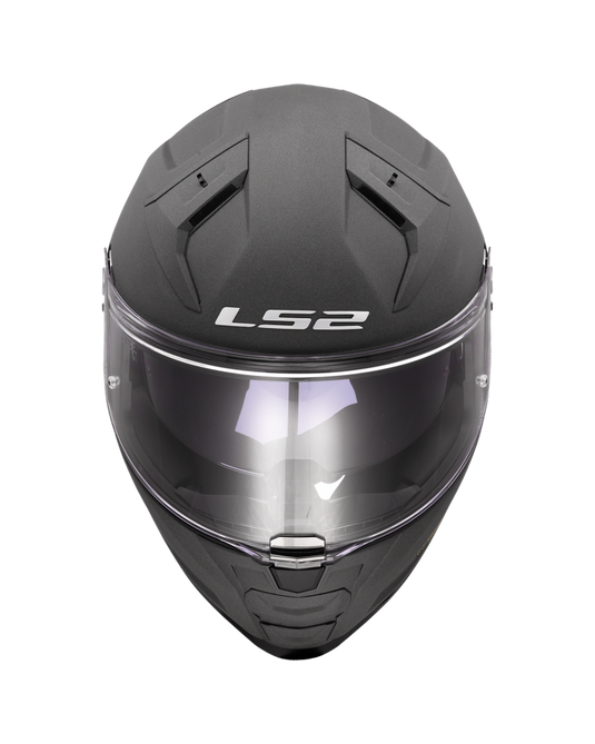 Capacete integral LS2 FF811 Vector II Solid Cinza Nardo – vista lateral direita
