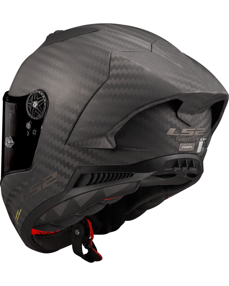 Carregue imagem no visualizador da galeriaCapacete integral LS2 FF805 Thunder C GP Aero em fibra de carbono – vista lateral
