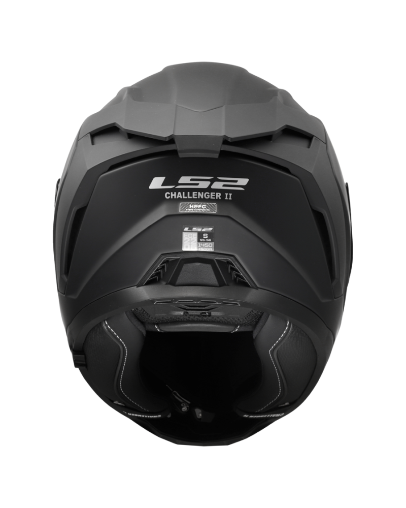Carregue imagem no visualizador da galeriaCapacete integral LS2 FF817 Challenger II Solid em preto mate – vista lateral esquerda
