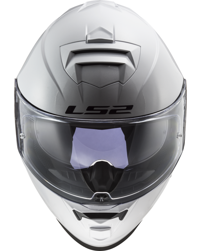 Load image into Gallery viewer, Capacete integral LS2 FF800 Storm II Solid Branco – vista lateral
