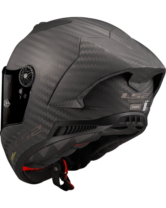 Capacete integral LS2 FF805 Thunder C GP Aero em fibra de carbono – vista lateral