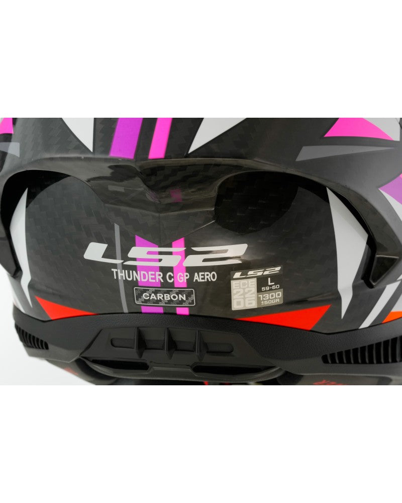 Load image into Gallery viewer, Capacete integral LS2 FF805 Thunder C GP Flash Preto Brilho – vista lateral esquerda
