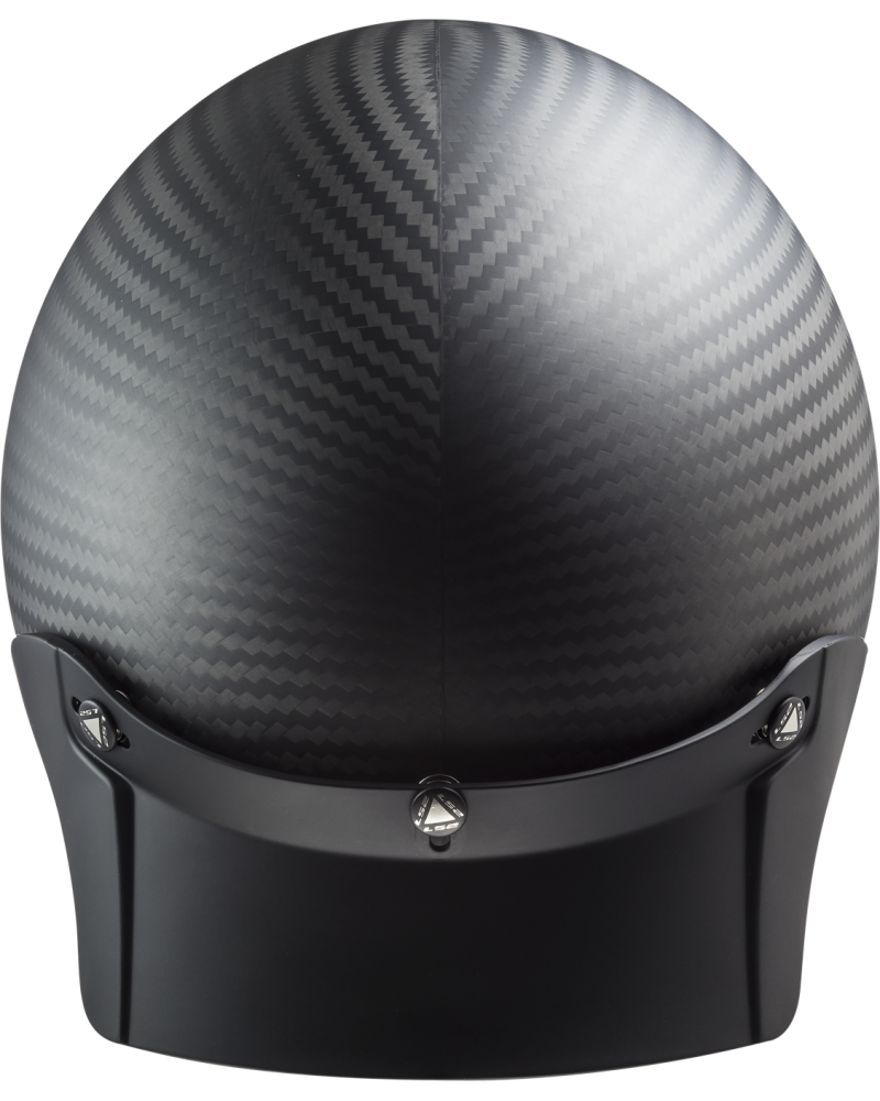 Load image into Gallery viewer, Capacete jet LS2 OF601 Bob II C Solid Carbono Mate – vista lateral esquerda
