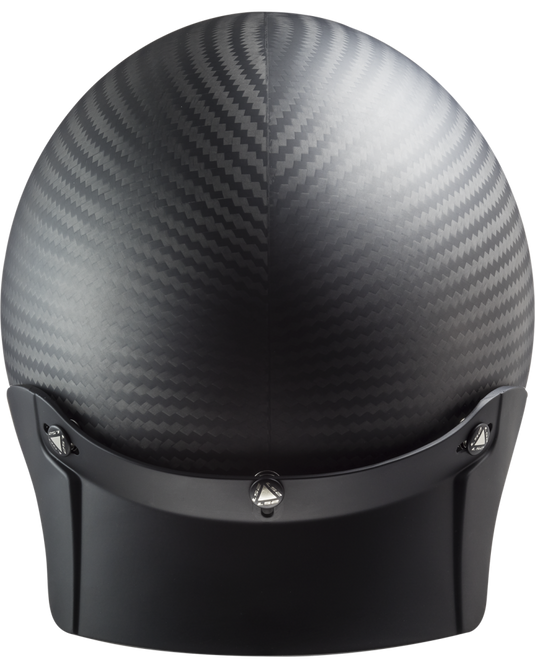 Capacete jet LS2 OF601 Bob II C Solid Carbono Mate – vista lateral esquerda