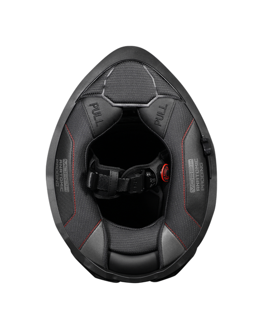 Capacete integral LS2 FF811 Vector II C Solid em fibra de carbono mate – vista lateral esquerda