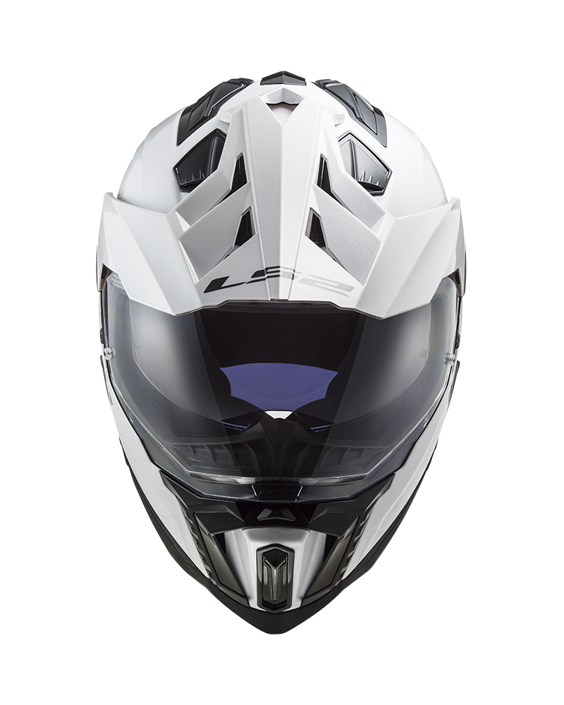 Load image into Gallery viewer, Capacete enduro LS2 MX701 Explorer Solid Preto Mate – vista lateral direita

