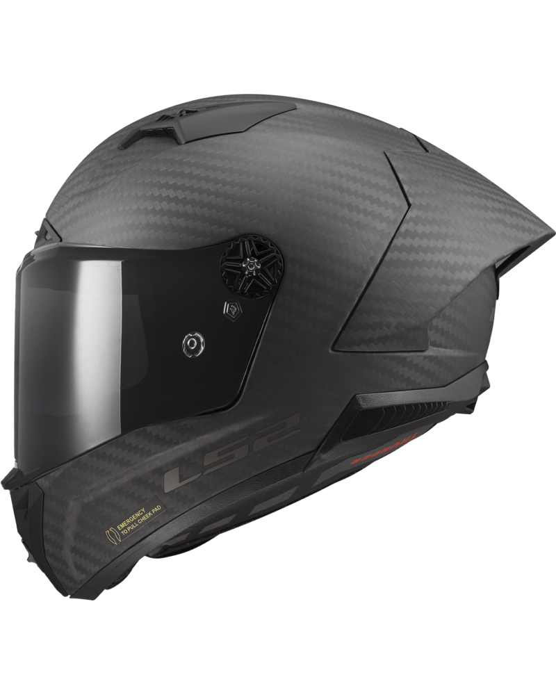 Carregue imagem no visualizador da galeriaCapacete integral LS2 FF805 Thunder C GP Aero em fibra de carbono – vista traseira
