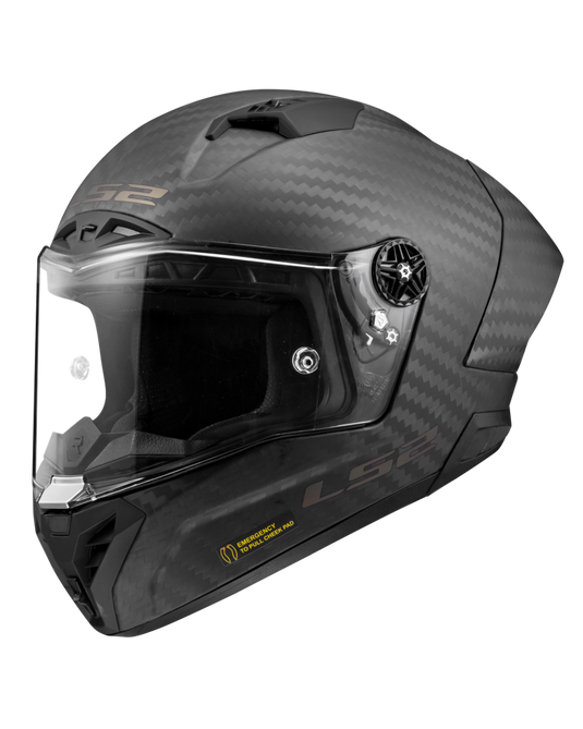 Capacete integral LS2 FF805 Thunder C GP Pro FIM Carbono 9K – vista lateral direita