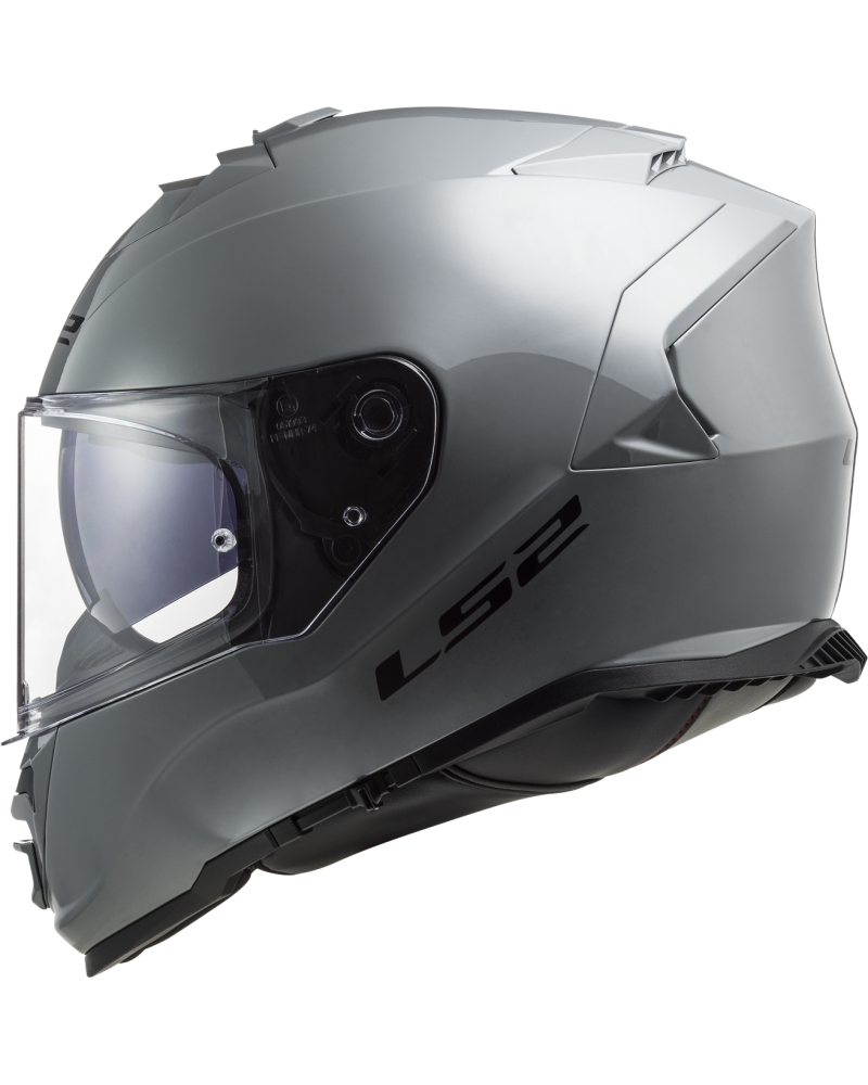 Carregue imagem no visualizador da galeriaCapacete integral LS2 FF800 Storm II Solid Cinza Nardo – vista lateral direita
