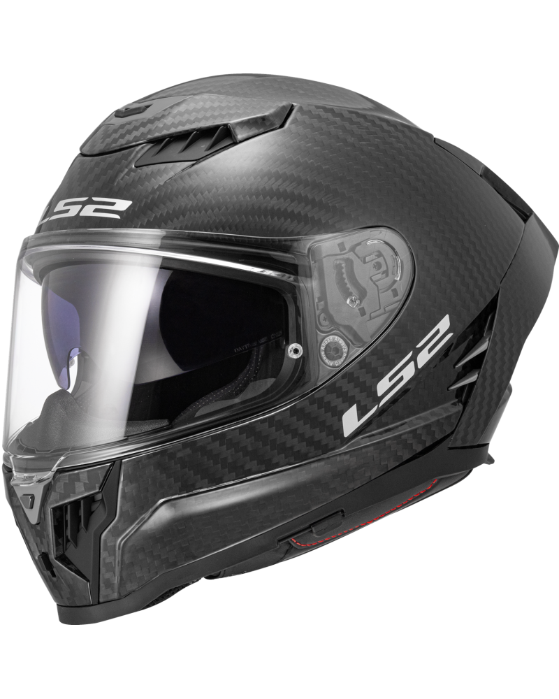 Carregue imagem no visualizador da galeriaCapAcete integral LS2 FF807 Dragon Carbon em fibra de carbono mate – vista lateral direita
