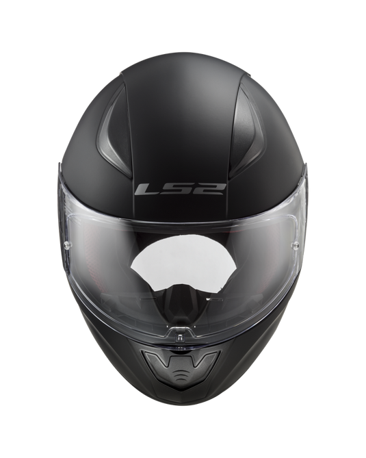 Capacete integral LS2 FF353 Rapid II Solid Preto Mate – vista lateral direita